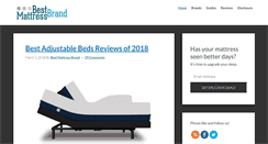 Desktop Screenshot of bestmattress-brand.org