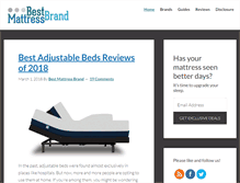 Tablet Screenshot of bestmattress-brand.org